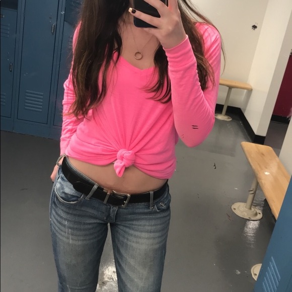 PINK Victoria's Secret Tops - VS PINK Oversized V-Neck
